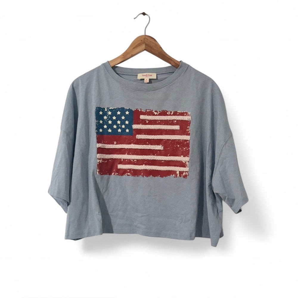 Peach Love California Light Blue Tee